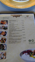 Francks Angel Cafe menu