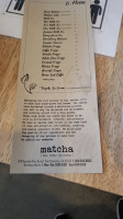 Matcha Tea And food