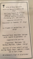 The Local 104 menu