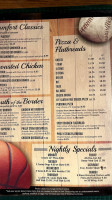 Geno's Sports And Grill menu