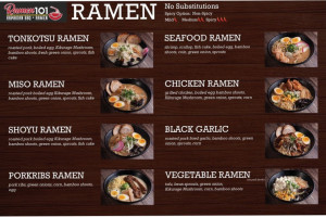 Ramen 101 food
