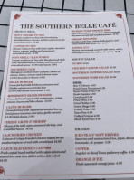 The Southern Belle Café food