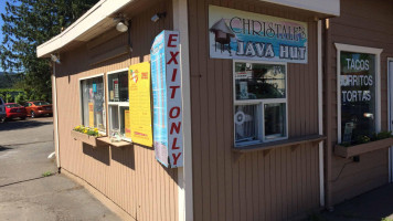 Christale's Java Hut Juanito's Taco Shop outside