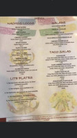 Mi Familia Mexican menu