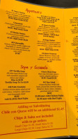 Los Jarritos Mexican menu