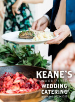 Keane's Wood-fired Catering menu