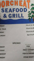 Dorcheat Seafood Grill menu