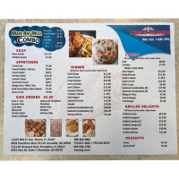 Conch Heaven menu