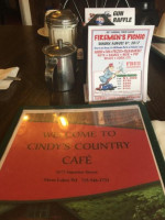 Cindys Country Cafe inside