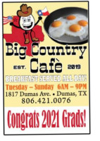 Big Country Cafe food