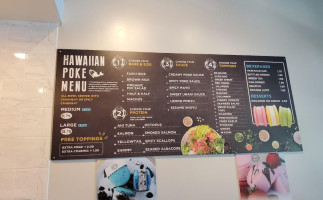 Hawaiian Poke menu