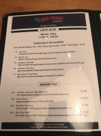 Red Curry menu