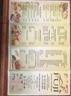 Fuji Restrant menu