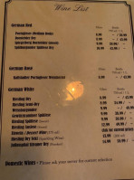 Heinrich's German Grill menu