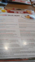 Denny's menu