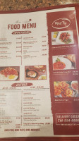 Mon Ami Cafe menu