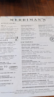 Merriman's Honolulu menu