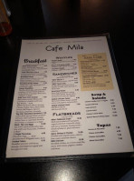 Cafe Mila menu