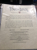 Texas De Brazil Boise menu