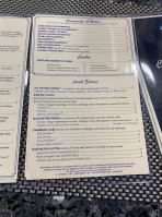 Blue Waters Caribbean Seafood Grill menu