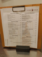 Vino Volo menu