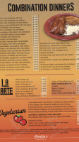 Carlito's menu