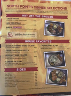 North Point Grill And Casino menu