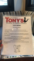 Grandpa Tony's menu
