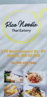 Rice Noodle Thai Eatery food