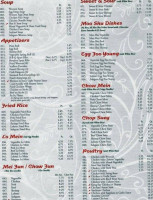 Yummy Asian menu