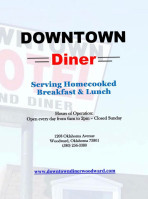 Downtown Diner food
