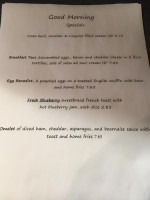 Margarets menu