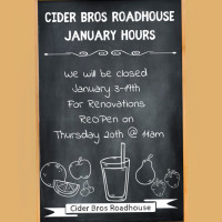 Cider Bros Roadhouse food