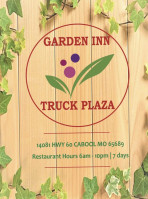 Garden Inn Truck Plaza menu