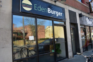 Eden Burger outside
