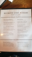 Buckeye Lake Winery menu