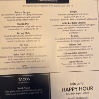 Courthouse Tavern menu