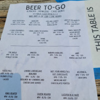 18th Street Brewery menu