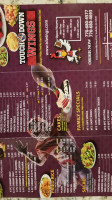 Touch Down Wings menu