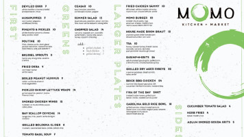 Momo Riverfront Park menu