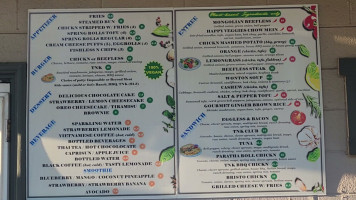 Tnk Vegan Cafe menu