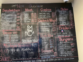 Smokey Mo menu