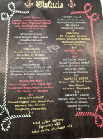 Aquamarine Cafe And Suites menu