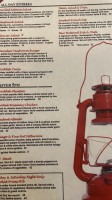 Red Lantern Steak Spirits menu