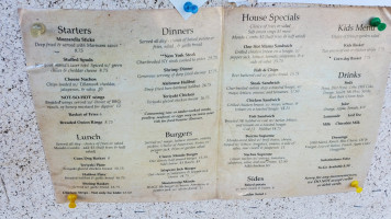 Monderosa And Grill menu