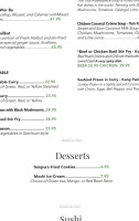 Canton Asian Bistro menu