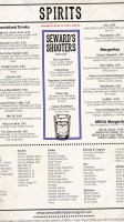 Seward's Folly Grill menu