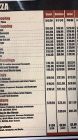 Milano's Pizzeria menu