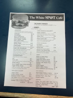 White Spot Cafe menu