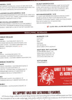 Ketchikan Crab Grille menu